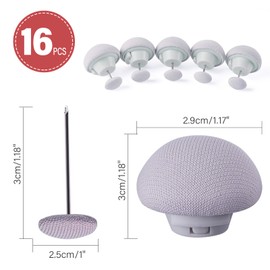 Sewokon 16pcs duvet clips to keep duvet in place,duvet pins,duvet holder clips,Blue Pink White