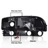 PIT66 LED DRL BAR Headlights Assembly, Compatible with 1999-2006 GMC