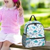 OMFUNS Blue Green Dinosaur Animal Kids Backpack Toddler Backpack for