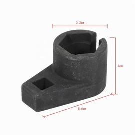 Yctze Chiave per sensore di Ossigeno Offset PE Strumento Universale per Presa di rimozione della Chiave del sensore di Ossigeno 22 mm 3/8" per Riparazione Auto G2g839