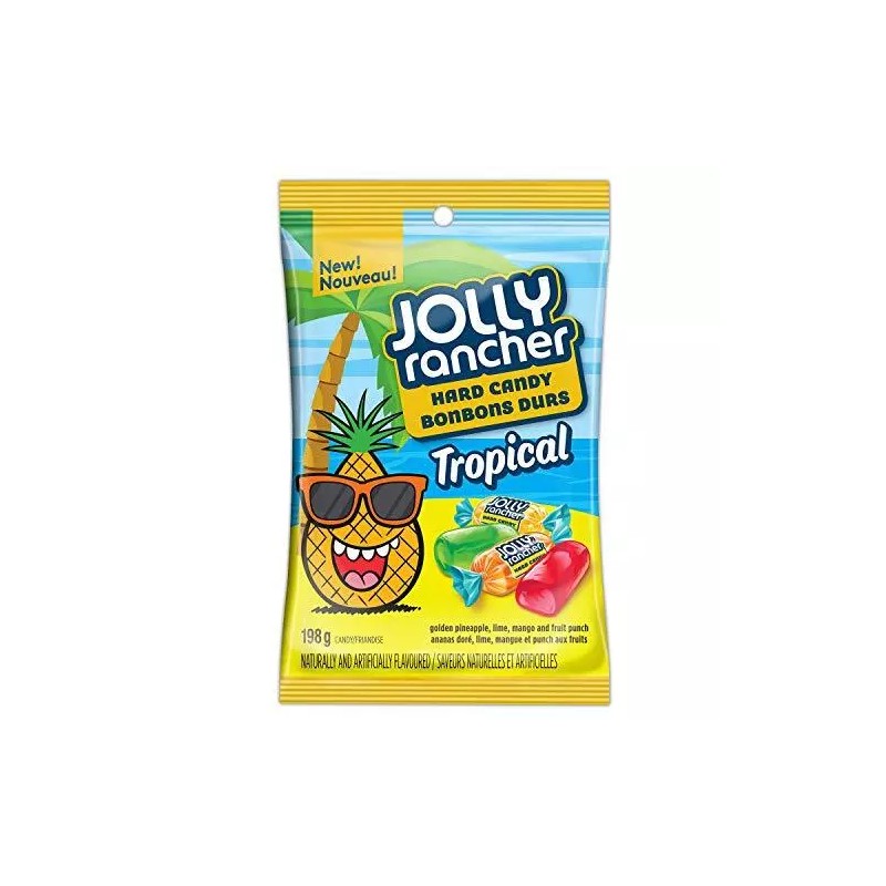JOLLY RANCHER Tropical Hard Candy, 198g 7 oz.