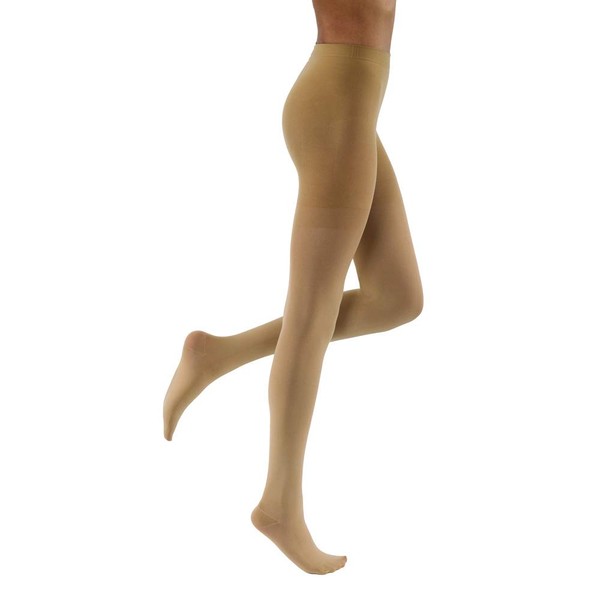 JOBST Relief 30-40mmHg Compression Stockings Waist High, Closed Toe, Beige, X-Large