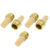 sourcingmap 5 Pcs Sintered Bronze Pneumatic 1/2" PT Thread Exhaust