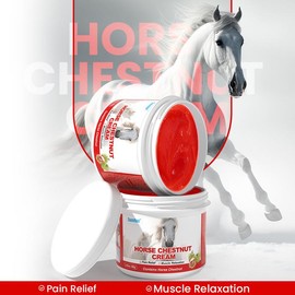 Rapid Release Horse Chestnut Ointment, Herbal Salve for Shoulder Massage Heating Neck Lumbar Back Joints Muscle Arthritis Discomfort Massage Cream