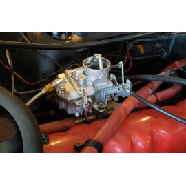Vintage Autolite 1100 carburetor 1-barrel manual choke for 1963-1969 Ford 170 & 200.falcon, fairlane, mustang and comet 170 & 200 ci inline 6 cylinder engines.Driver side installation choke cable.