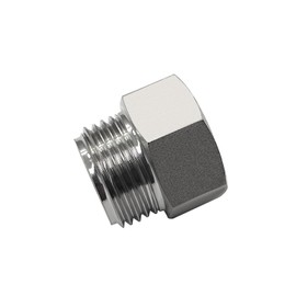 Beduan Stainless Garden Hose Adapter 3/4" GHT Male x 3/4" GHT Female 304 SS Heavy Duty Water Hose Connector Fittings Connect