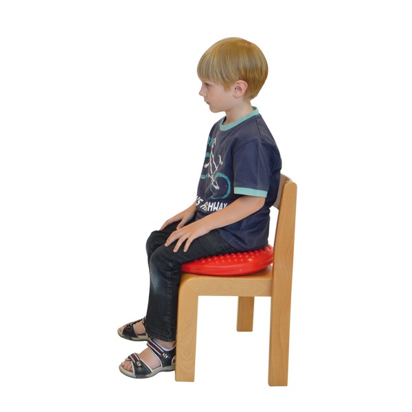 Gymnic Disc 'o' Sit Jr. Inflatable Seat Cushion, Red, 12 Inches