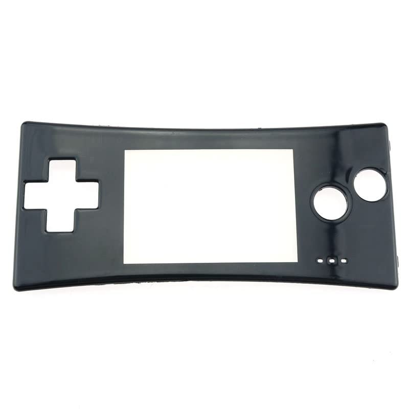 XBERSTAR Gameboy Micro GBM Controller Replacement Faceplate Cover (Black)