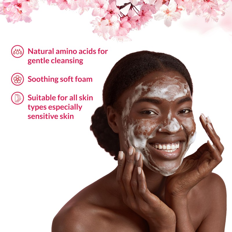 Hada Labo Tokyo Gentle Hydrating Foaming Facial Cleanser, Fragrance-Free Sensitive