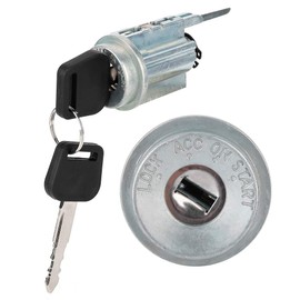 Ignition key cylinder, ignition lock set made of metal, for Toyota 4Runner 1996-2002/1989-1995 Toyota 1995-2004 Toyota Hilux RN80/RN85/YN85 1989-1995