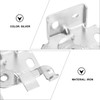 Angoily 4PCS Roman Blind Fixing Brackets, Lock Blind Brackets, Window