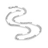 Dankadi Men 925 Sterling Silver 4-6mm Miami Cuban Link Necklace Fashion Women 18 "20" 22 "24" 26 "28" 30" Solid Silver Chain Choker Hip Hop Fine Jewelry Gift (28 inch, Fashion Style)
