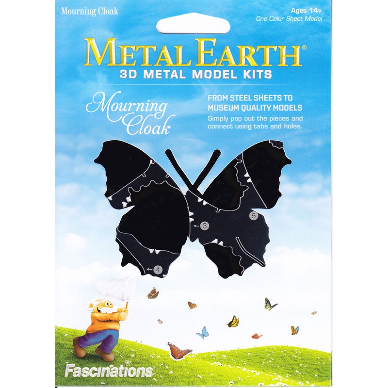 Metal Earth MMS126 Modellbausatz Schmetterling Trauerumhang