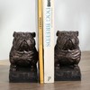 Veronese Design 5 7/8 Inch British Bulldog Bookends Resin Sculpture