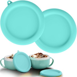 2 PCS Silicone Lids for Dash My Mug Ice Cream Maker, 6-Inch Silicone Bowl Covers for Dash Ice Cream Maker Mug Bowl Ice Cream Storage Lids - Reusable, Freezing, Heat Resistant