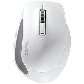 Buffalo BSMBB500SWH Premium Fit Mouse, Small, White