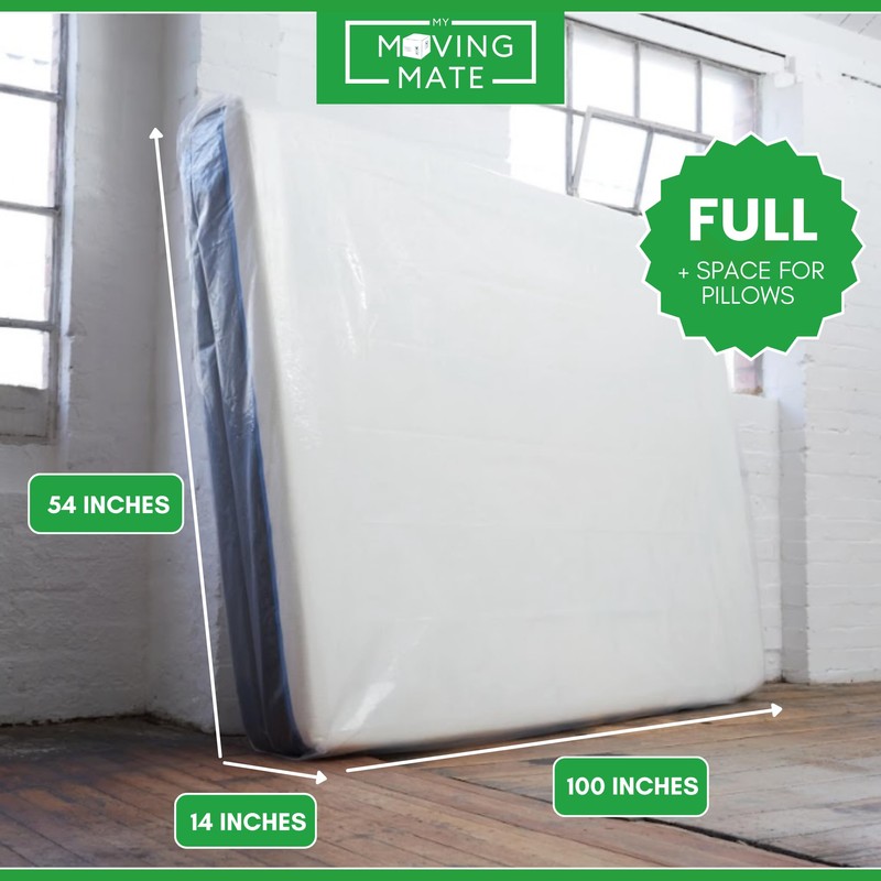 Full Mattress Bag for Moving and Storage - 5 Mil