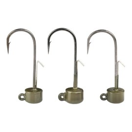 Tungsten Ned Fishing Jig Heads, 3.5g, 4.7g, 7.0g, 3 Pack FISHIN ADDICT (4.7 gram)