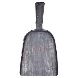 Cabilock Forged Iron Spatula 7.87 Inch Coal Shovel for Fire Pit and Fireplace Ash Removal Lightweight One-Piece Design Kitchen and Outdoor Tool