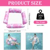 2 Pack Inflatable Pool Floats Adults, 4-in-1 Multi-Purpose Inflatable Pool