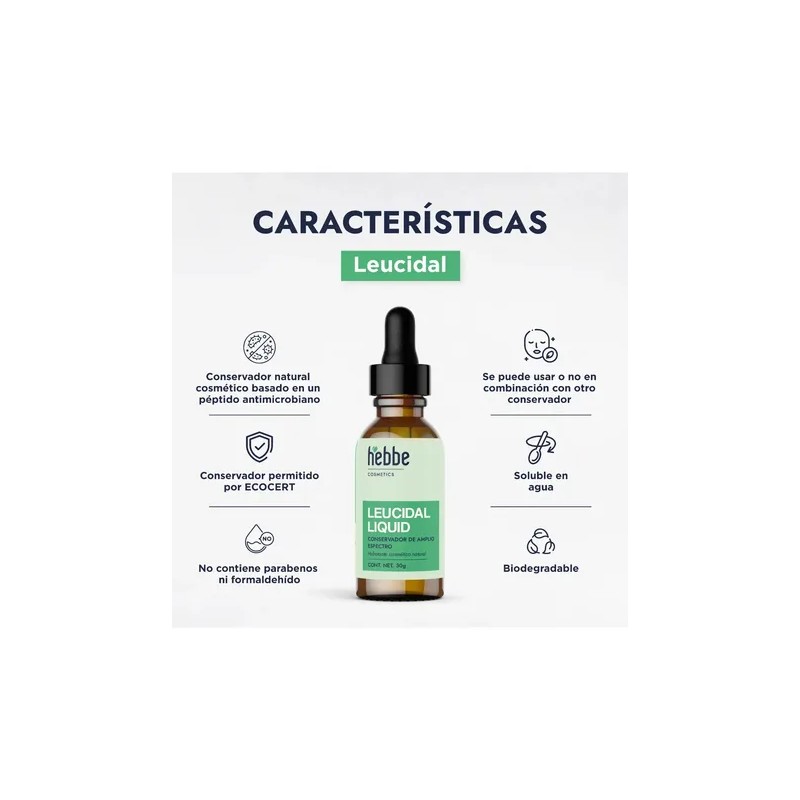 Leucidal, Conservador Cosmético Natural De Amplio Espec 30g