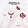 CUPENDA Phoenix Necklace S925 Sterling Silver Rising Phoenix Pendent Jewelry