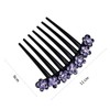EZ PEACH Rhinestone Hair Comb DE Yaii Wind, Rakuchin, Cantan,