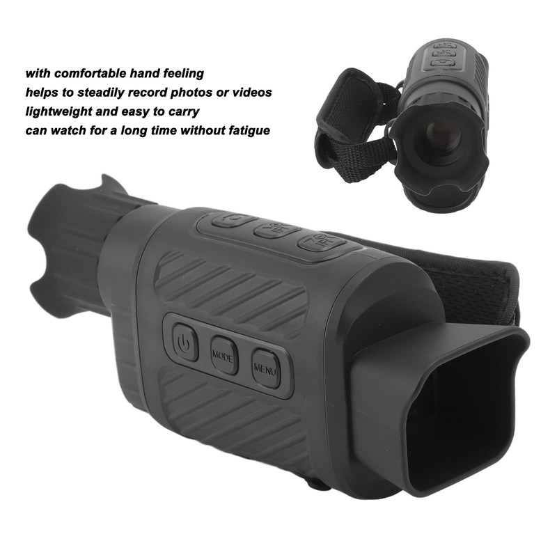 Multifunction Digital Night Vision Monocular 4X Portable Infrared Monocular with