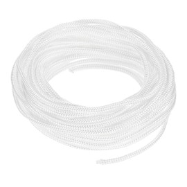 M METERXITY Recoil Starter Rope Pull Cord 4mm 10m Pull Starter Rope Nylon Pull Cord Pull Starter Rope for Mower/Chainsaw/Trimmer/Brush Cutter [White]