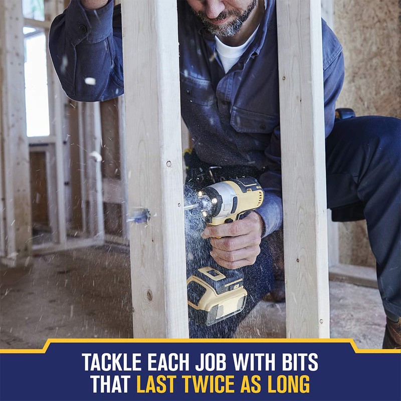 IRWIN SPEEDBOR Spade Wood Drill Bit Set, 5 Piece (88885)