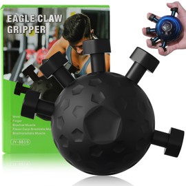 NUOWEI Fortalecedor de agarre de dedos, Ejercitador de Dedos para mejorar la flexibilidad de los dedos, Entrenador de fuerza de agarre manual mejora la fuerza del brazo, Ejercitadores de mano portátiles