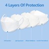 20Pcs 4D Face Mask for Adults 4-Ply Layer Filter Non