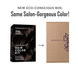 Madison Reed Radiant Hair Color Kit - 3NNA Cool Black-Brown with Ash Undertones (Positano Black), Dimensional Gray Hair Blending Permanent Hair Dye, PPD-Free & Ammonia-Free, 1 Pack