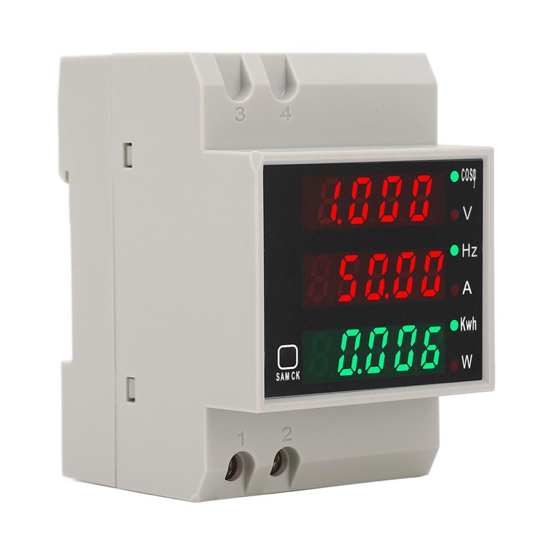 Jeffergarden Electric Meter Monitor AC 80-300V 0-100A Digital Power Meter