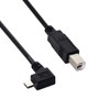 chenyang CY Micro USB to Printer Cable,Micro USB OTG 90