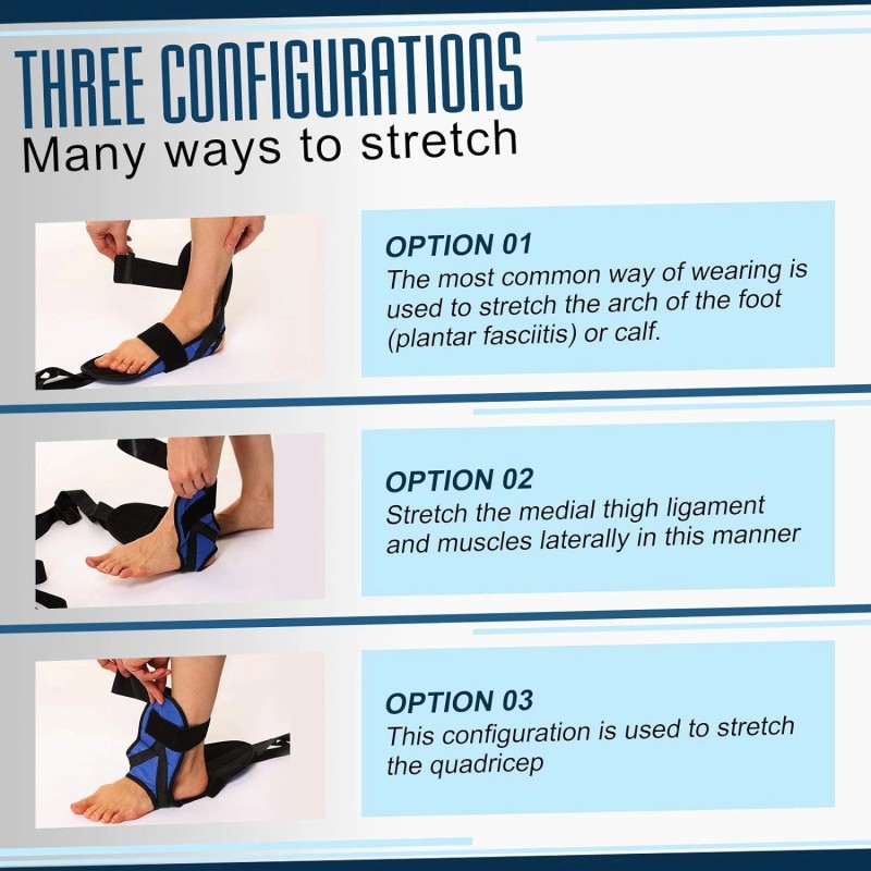 WANYIDA Foot and Calf Stretcher for Plantar Fasciitis, Achilles Tendonitis,