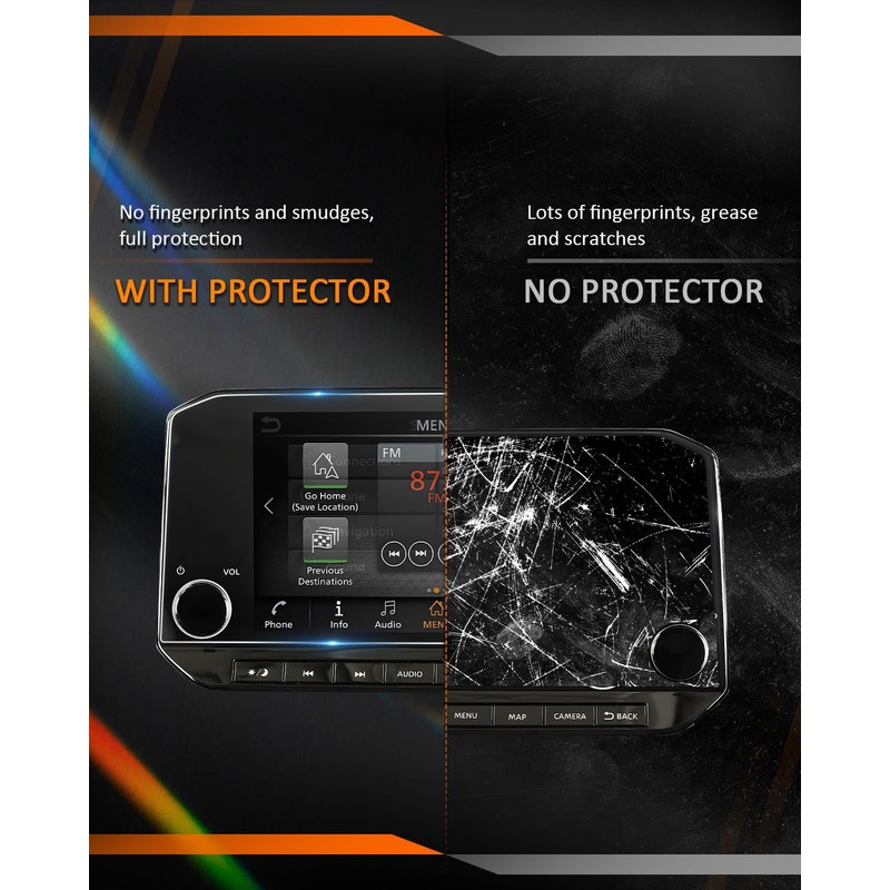 CDEFG (2Pcs for Nissan Pathfinder 2022-2025 Screen Protector, 9 Inch
