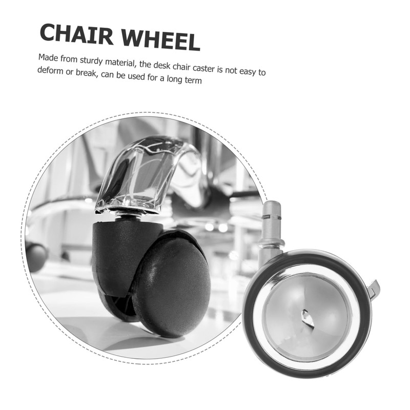Healvian Office Chair Wheel Replacement Office Caster Alloy Steering Wheel