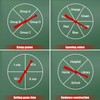 Large Arrow Spinner, Red Game Board Spinner Arrow Game Spinners