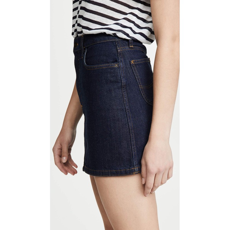 Lee Minifalda vintage moderna para mujer, Enjuague retro., 25