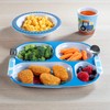 Bentology 5 Piece Train Themed Mealtime Set - Includes Plate,