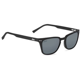 Hobie Vista Polarized Square Sunglasses, Satin Black, OSFA