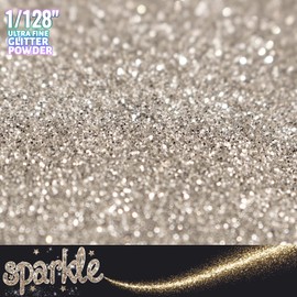 Extra Fine Glitter, 7.41Oz/210g Resin Glitter Powder, Fine Glitter for Crafts, Bulk Metallic Craft Glitter for Resin, Nail, DIY Glitter Tumbler Painting Art Craft (Soft Silver)
