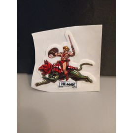 vintage he man patch 80s HE-MAN MOTU iron, glue or sew?
