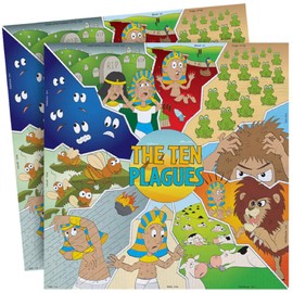 Passover 10 Plagues Premium 3 ply Napkins. 20pk for Seder Table Decoration.