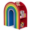 Delta Children Rainbow Bookcase – Greenguard Gold Certified, Multi