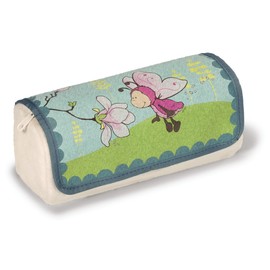 NICI 36585 - Mäppchen zum Rollen Schmetterling, Plüsch, 19 x 7 x 7 cm