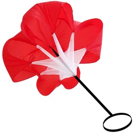 YKKJ 58 Inch Speed Training Parachute Chute Resistance Parachute Chute with Adjustable Belt for Children, Teenagers and Adults Training Equipment