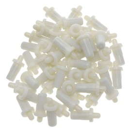 zutisay Shutter Louver Repair Pins Shutter Replacement Repair Pins Spring Loaded Shutter Pins Suitable for Most Blinds in Shop Offices (White)-50pcs