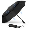 TECKNET Windproof Umbrella, Strong Compact Travel Automatic Umbrellas, Large Wind